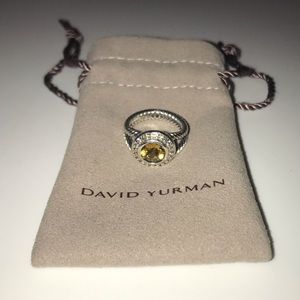 David Yurman Citrine Diamond Cerise Ring